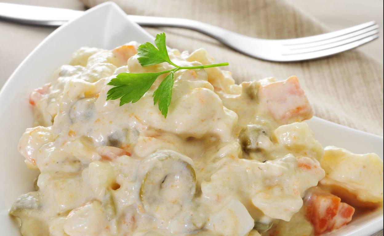 Ingredientes de la ensaladilla rusa perfecta 