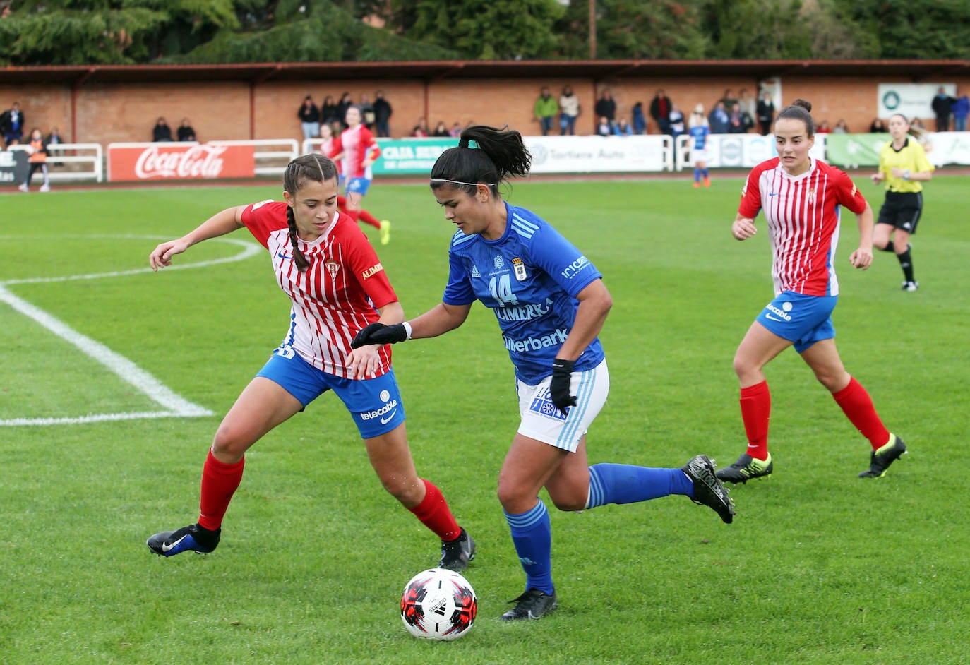 El equipo rojiblanco se impuso al Oviedo por un gol en San Gregorio.