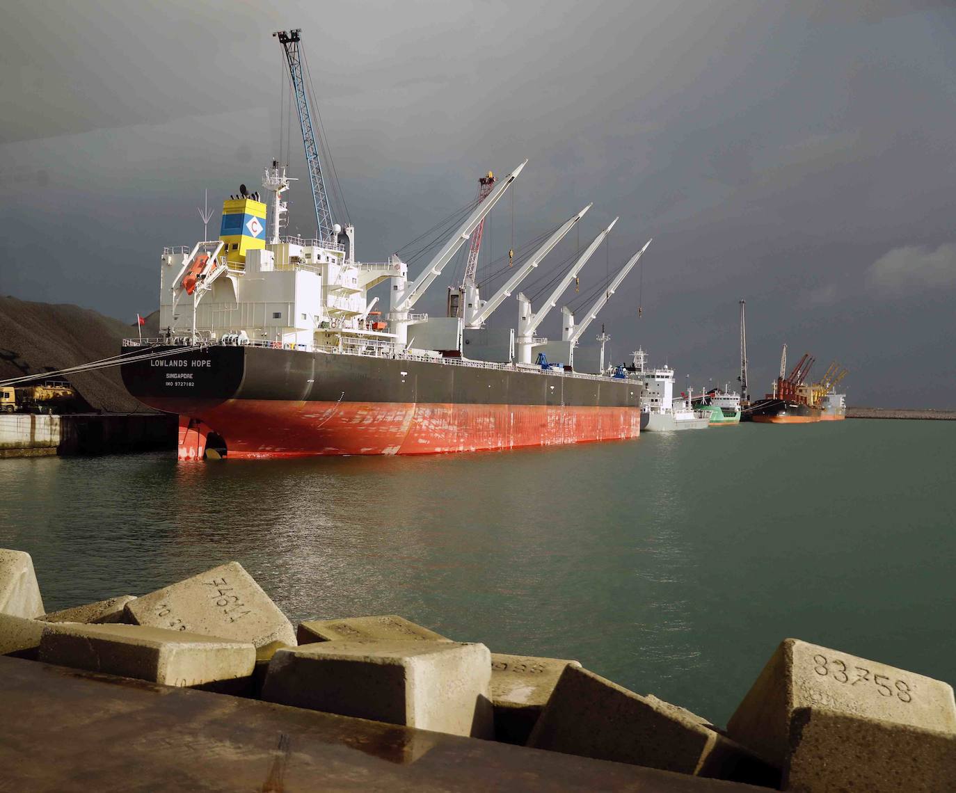 El puerto de El Musel ha inaugurado la nueva terminal de Masaveu Industria, con una inversión de 5,5 millones, que permitirá el almacenamiento, manipulación y carga de distintos productos sólidos