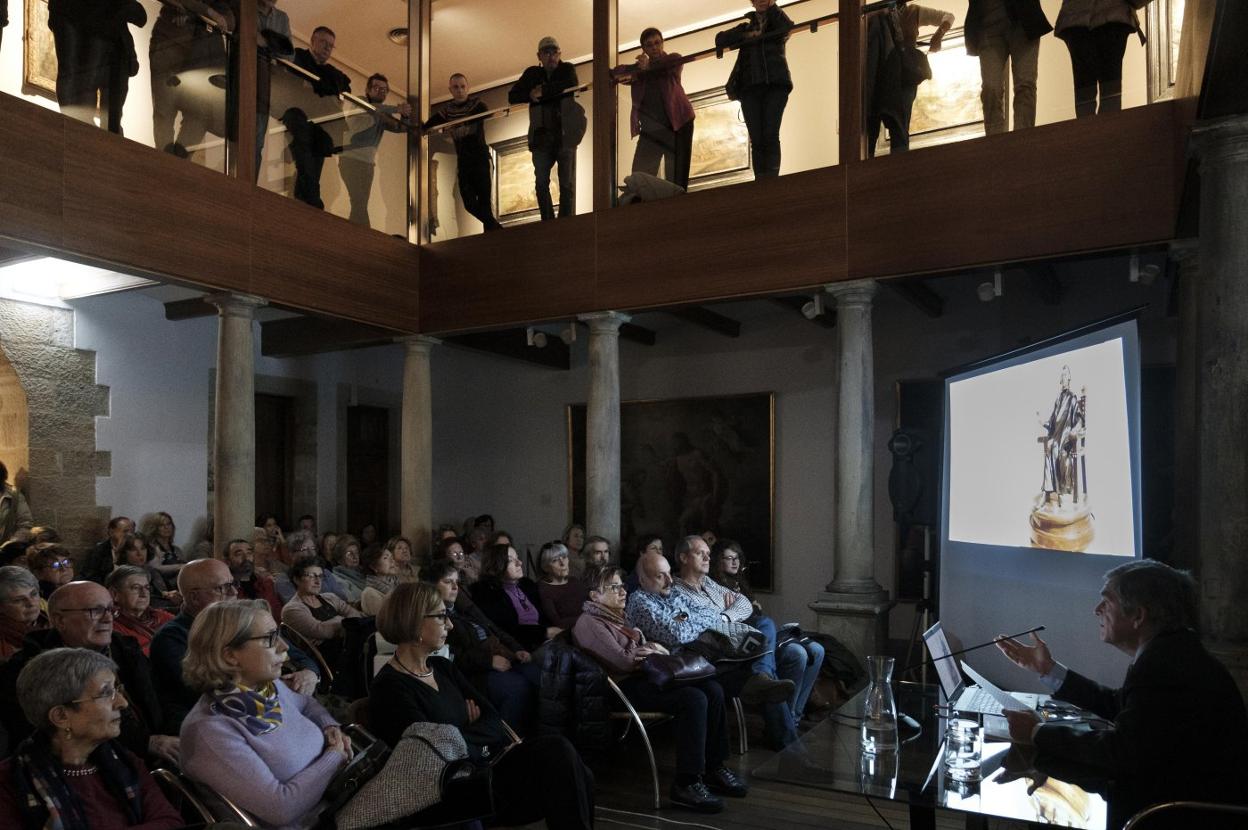 Javier Barón, ayer, en Gijón. 