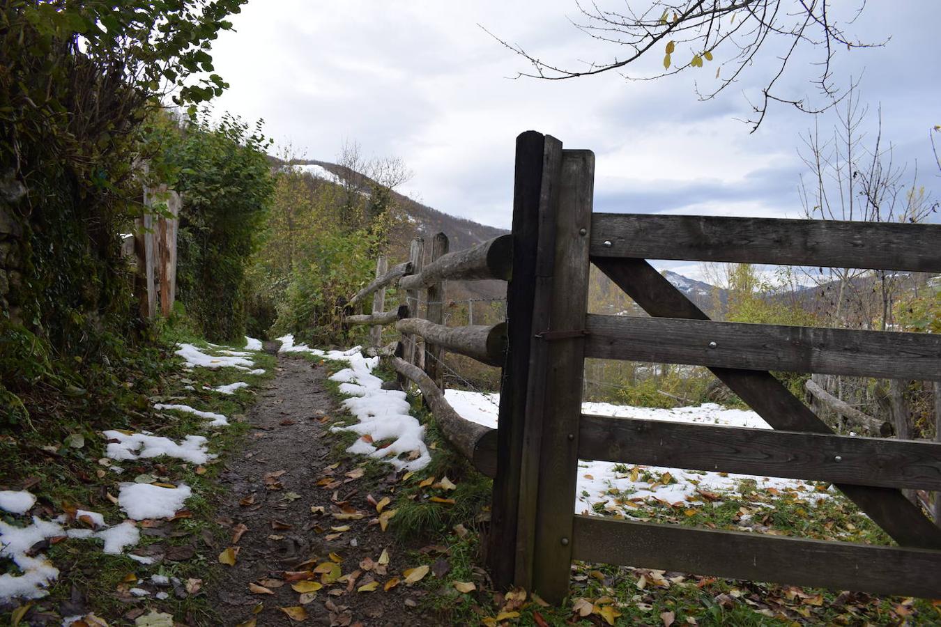 Fotos: Un paseo con nieve por la Senda Verde Foyoso