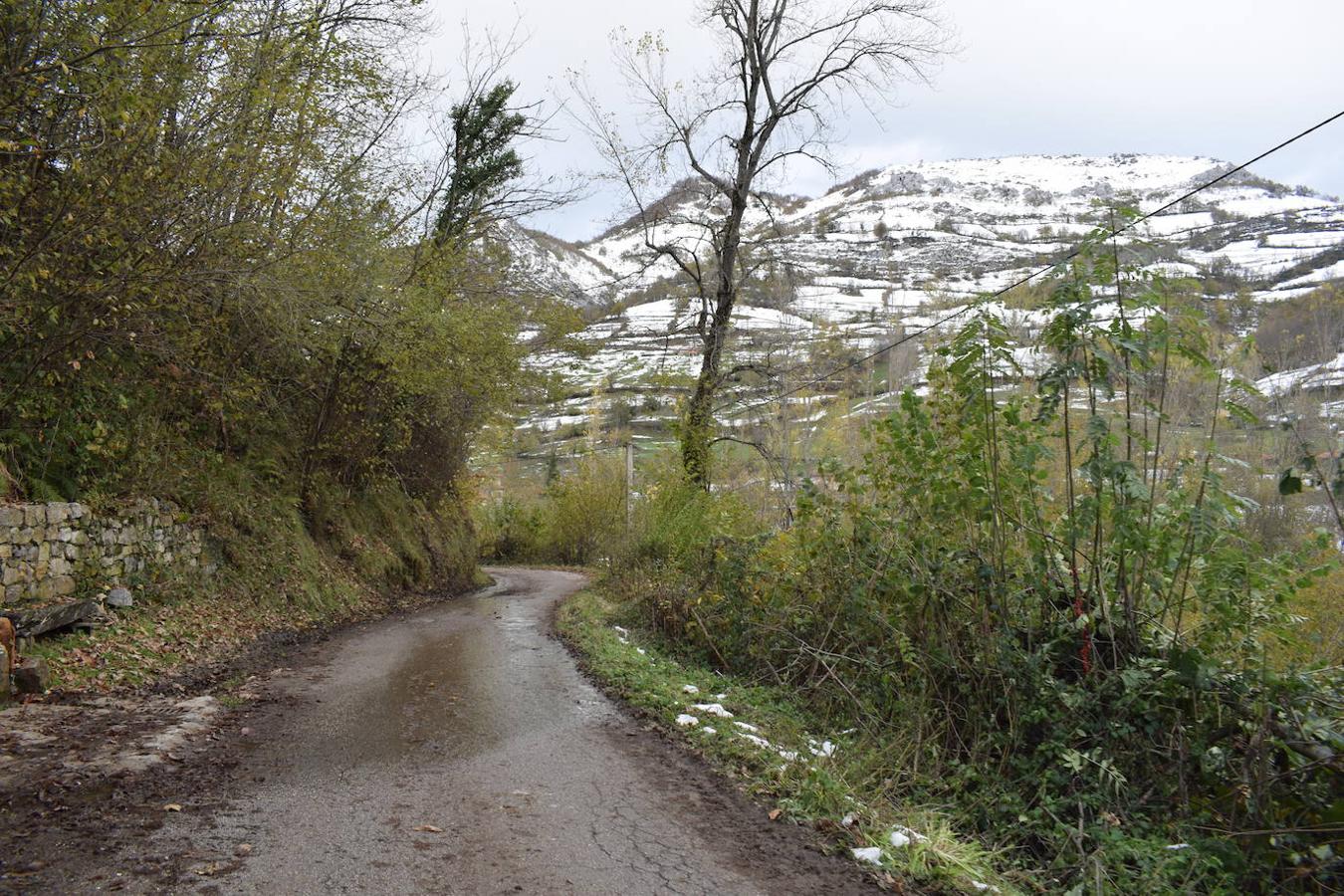 Fotos: Un paseo con nieve por la Senda Verde Foyoso