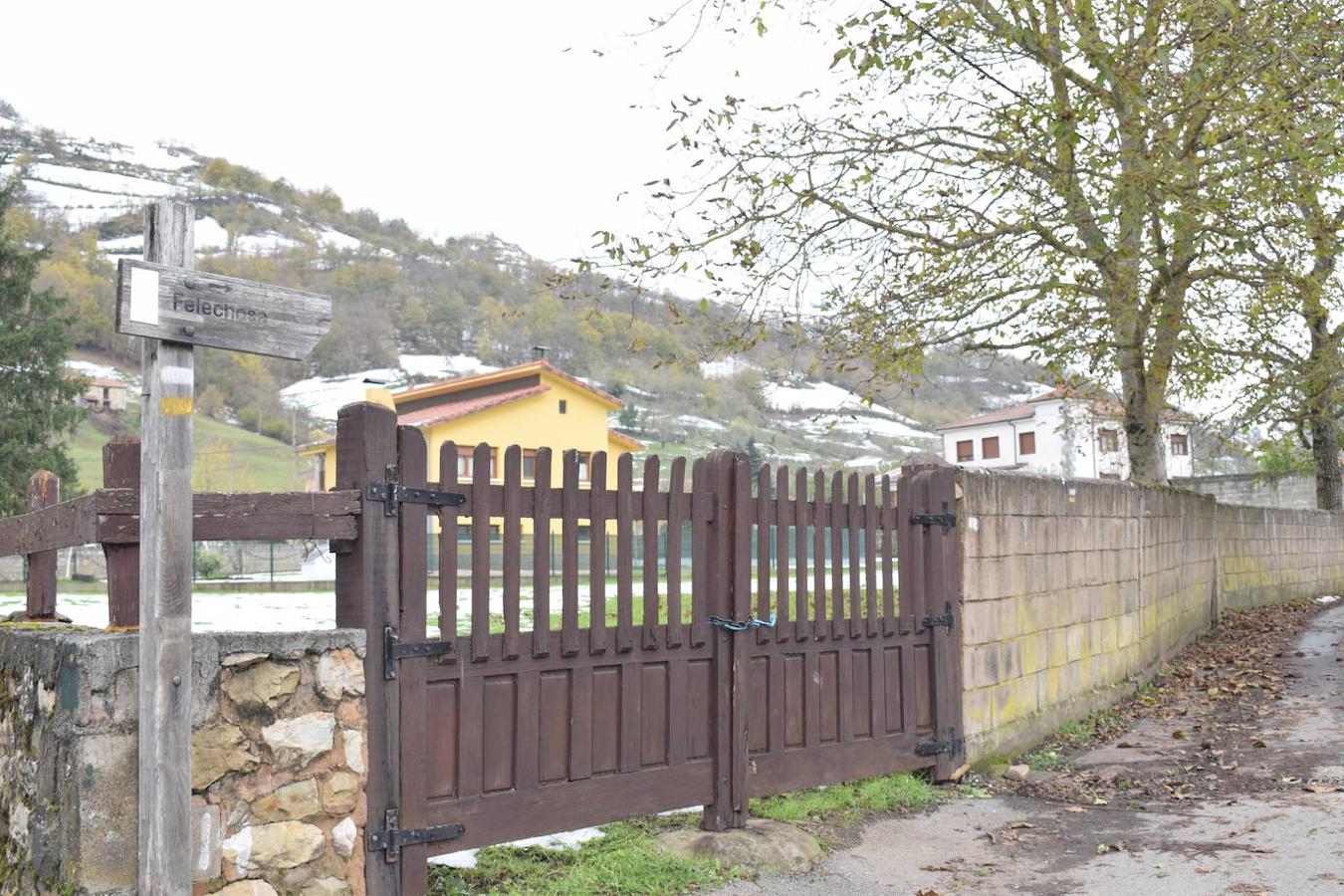 Fotos: Un paseo con nieve por la Senda Verde Foyoso