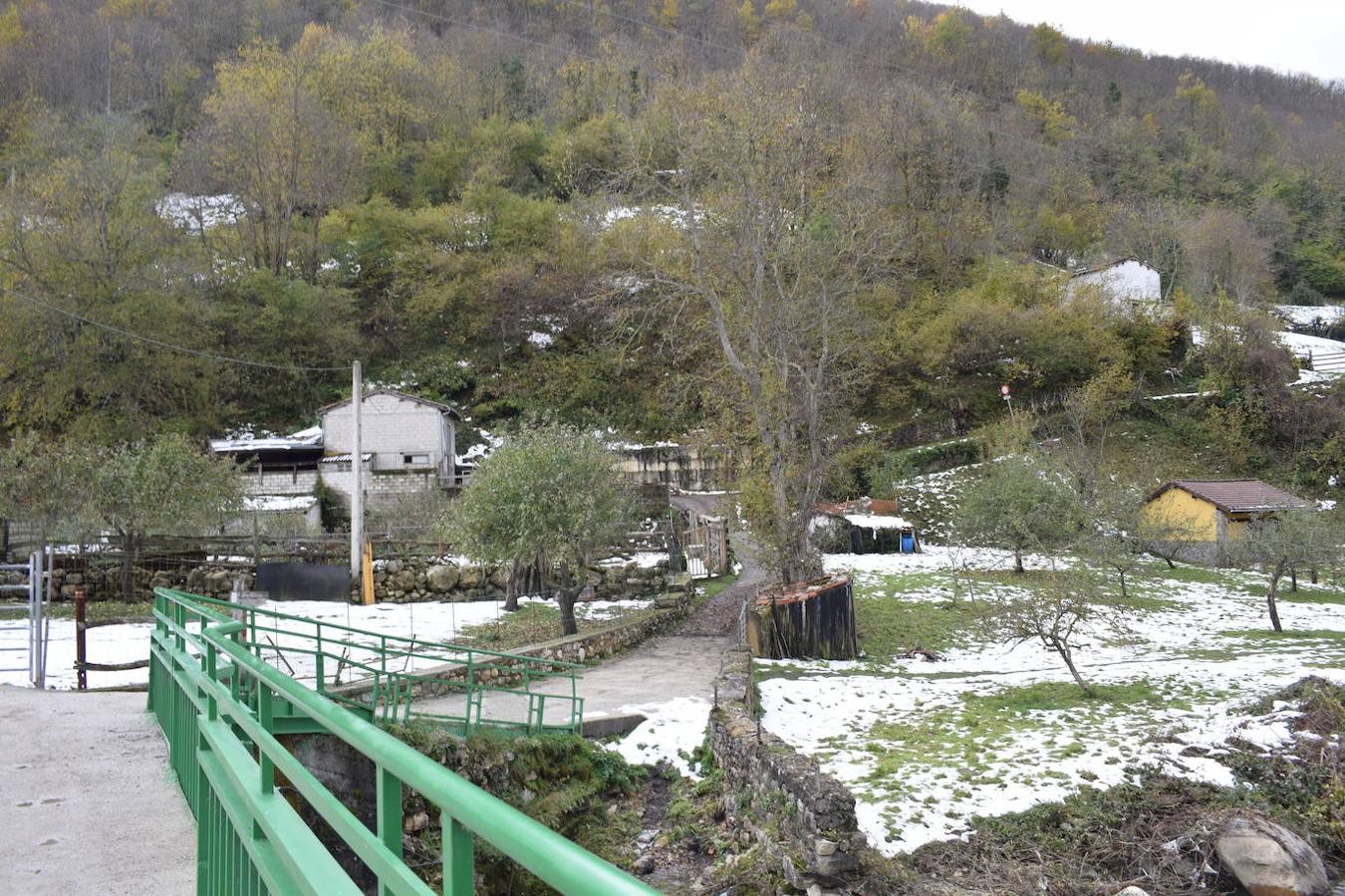 Fotos: Un paseo con nieve por la Senda Verde Foyoso