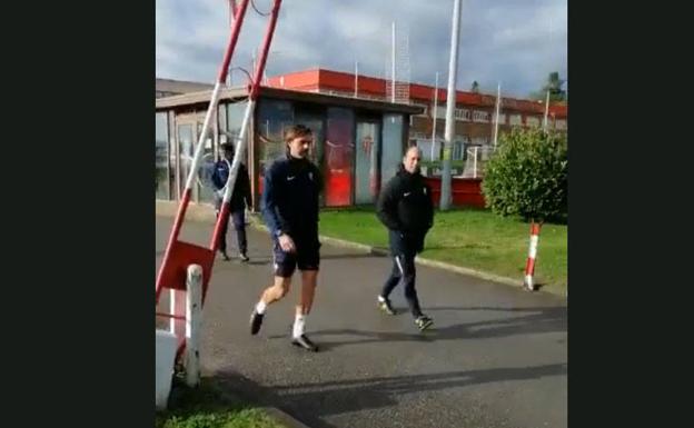 Sporting: José Alberto, al frente del entrenamiento