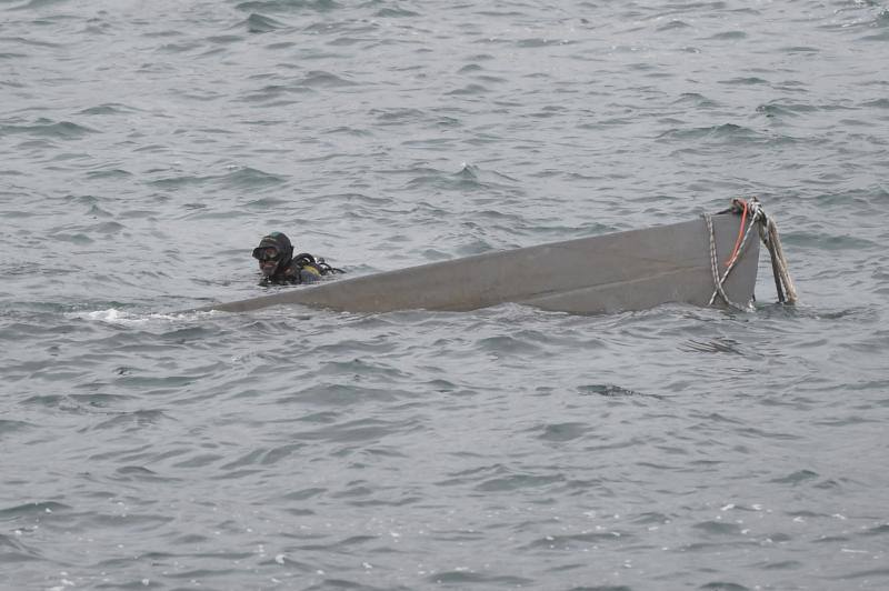 Fotos: El primer narcosubmarino llegó a la costa asturiana