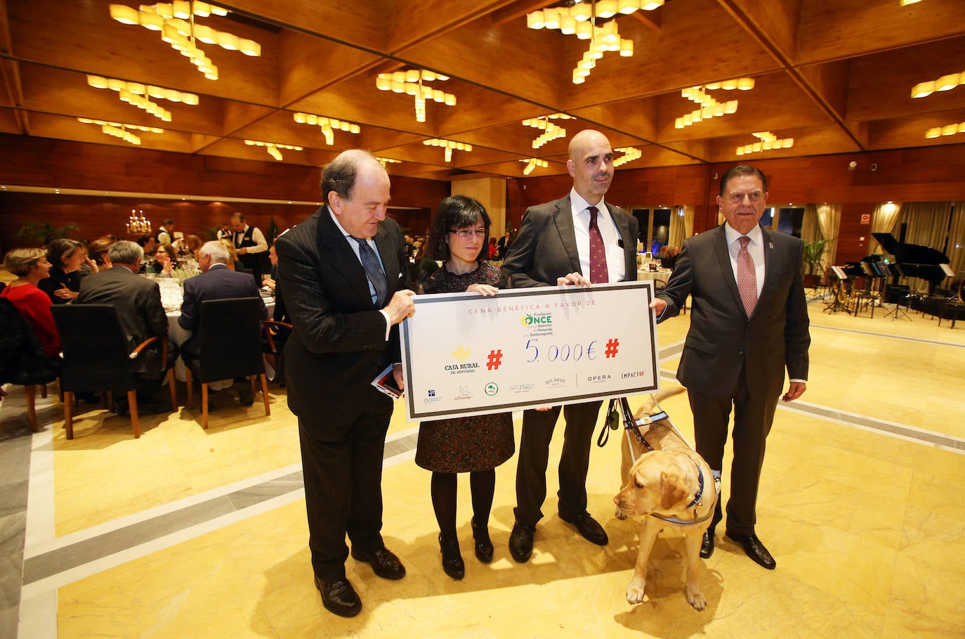 El acto se ha celebrado en el palacio d ella Zoreda. 