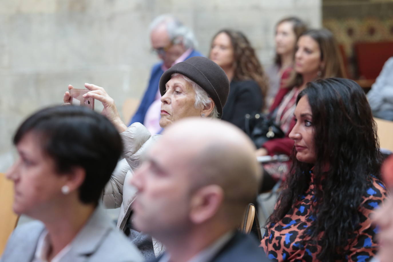 La directora general de Igualdad del Principado, Nuria Varela, ha sido la encargada de abrir la jornada Futuro en Femenino organizada en Gijón por EL COMERCIO.