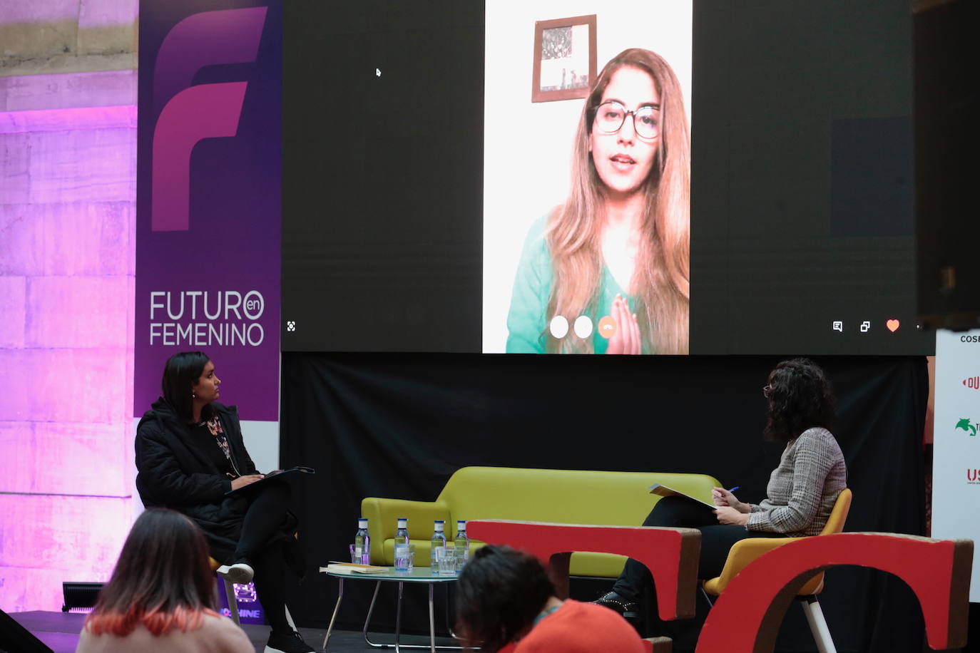 La directora general de Igualdad del Principado, Nuria Varela, ha sido la encargada de abrir la jornada Futuro en Femenino organizada en Gijón por EL COMERCIO.