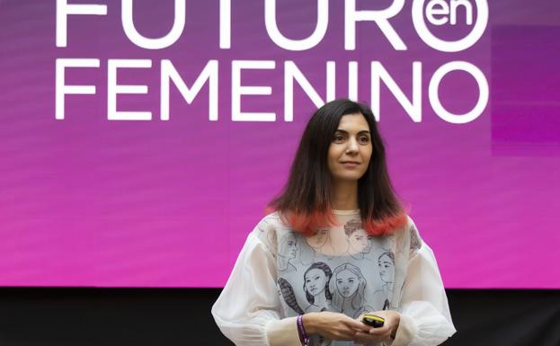 Yolanda Domínguez pronunció una conferencia muy aplaudida. 