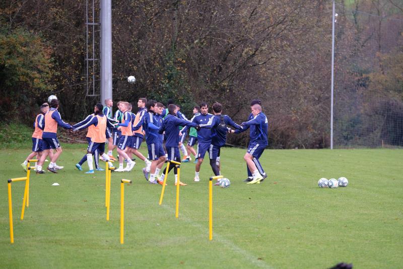 Fotos: Entrenamiento del Real Oviedo (30/11/19)