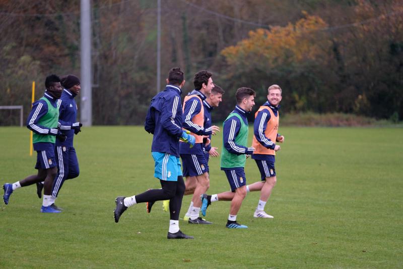 Fotos: Entrenamiento del Real Oviedo (30/11/19)