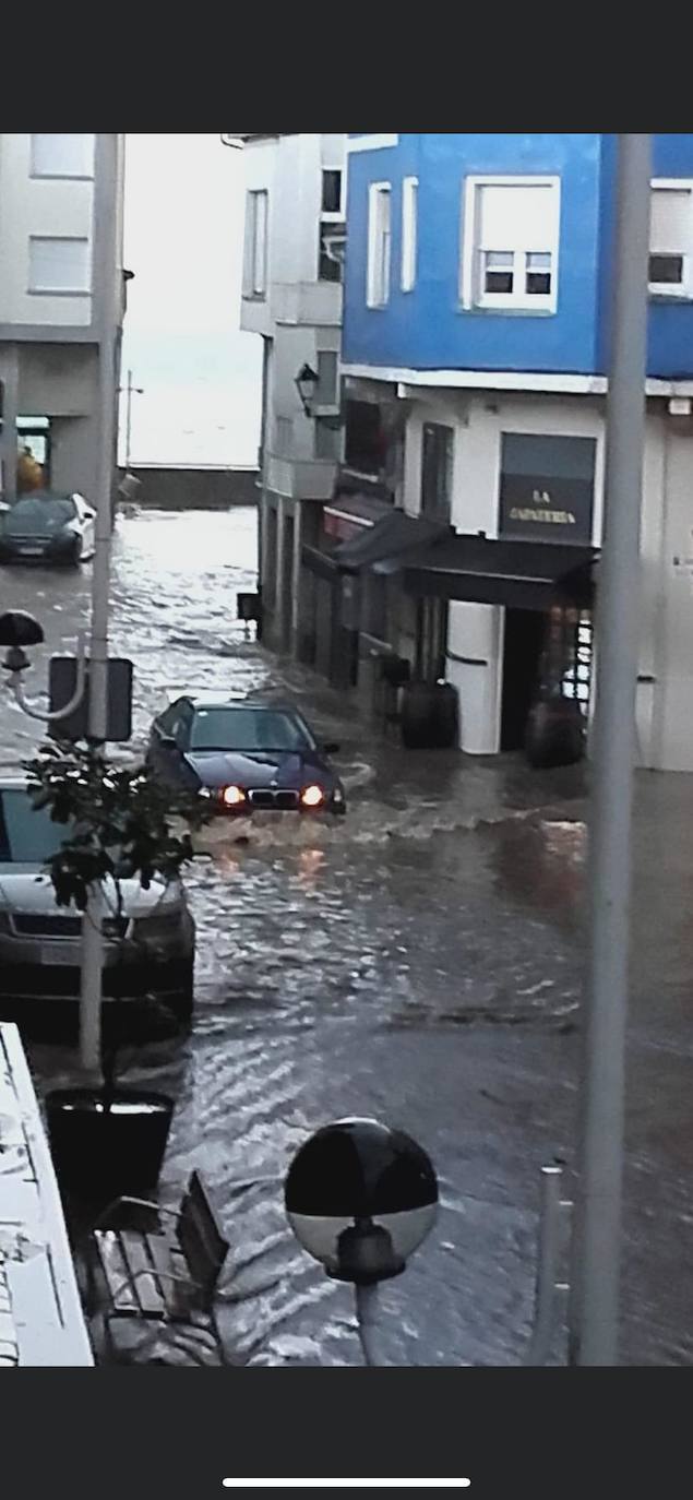 Fotos: Las intensas lluvias causan inundaciones en Gijón y Luanco