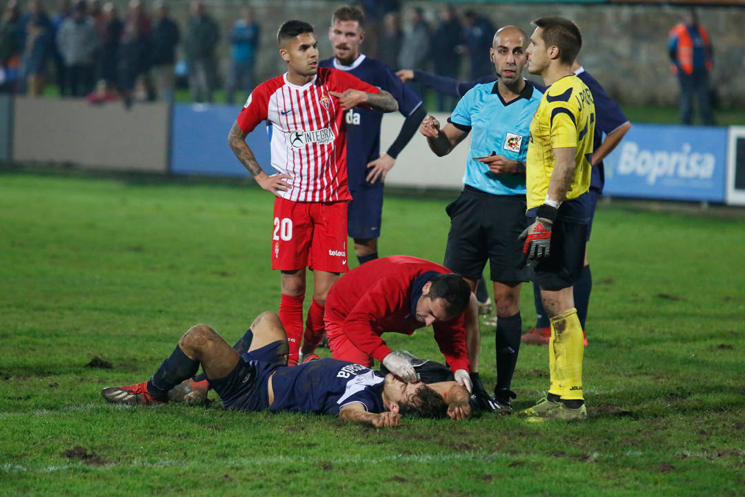 Un penalti dio la victoria a los luanquinos en un duelo con pocas ocasiones de gol 