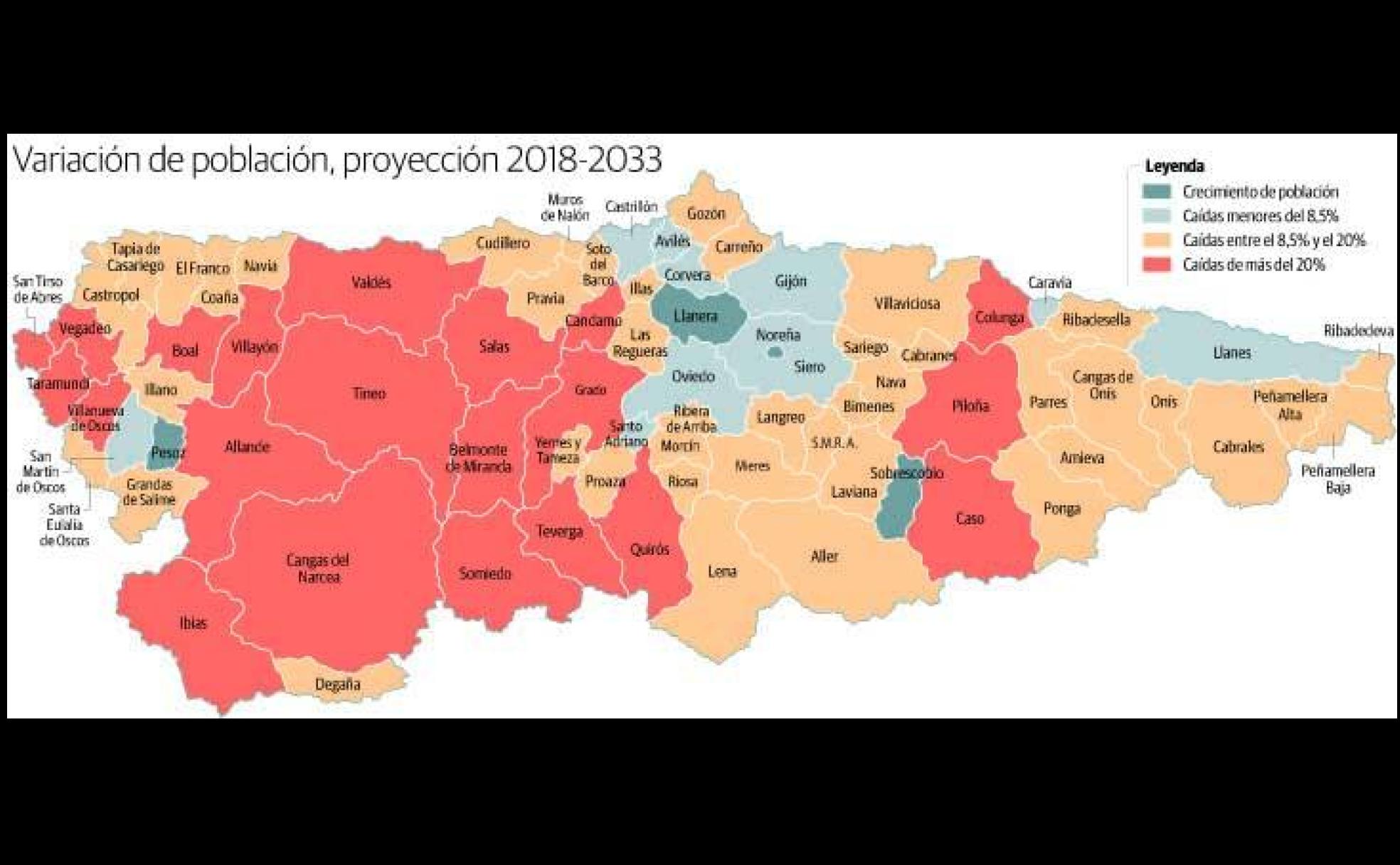El batacazo demográfico de Asturias se agudiza