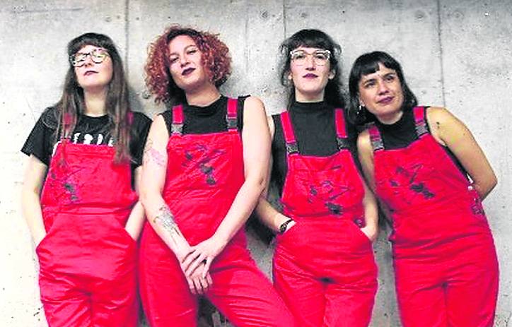 Dafne Valdés, Paula Cometa, Sibila Sotomayor y Lea Cáceres.