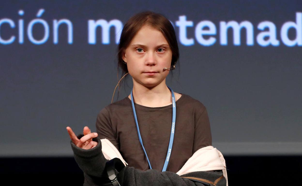 La activista Greta Thunberg. 