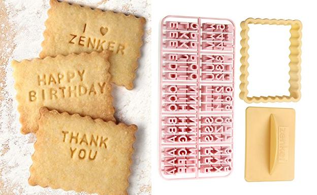 Moldes para galletas con letras