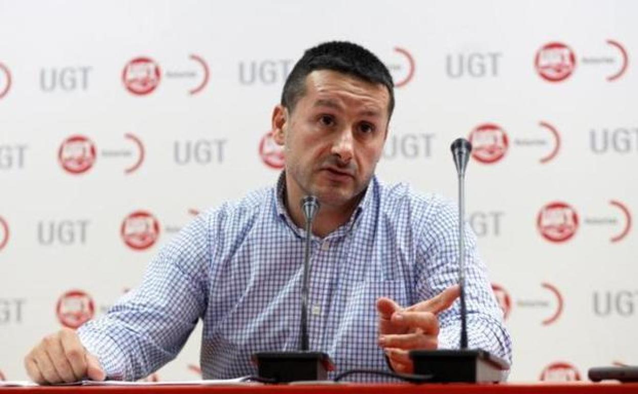 Javier Fernández Lanero, secretario general de la UGT en Asturias.