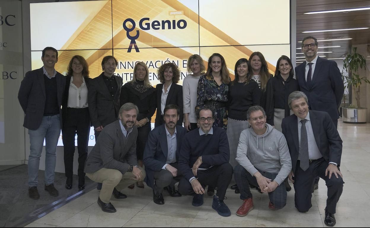 Miembros del jurado de la XIII edición de los Premios Genio, organizados por CMVocento.