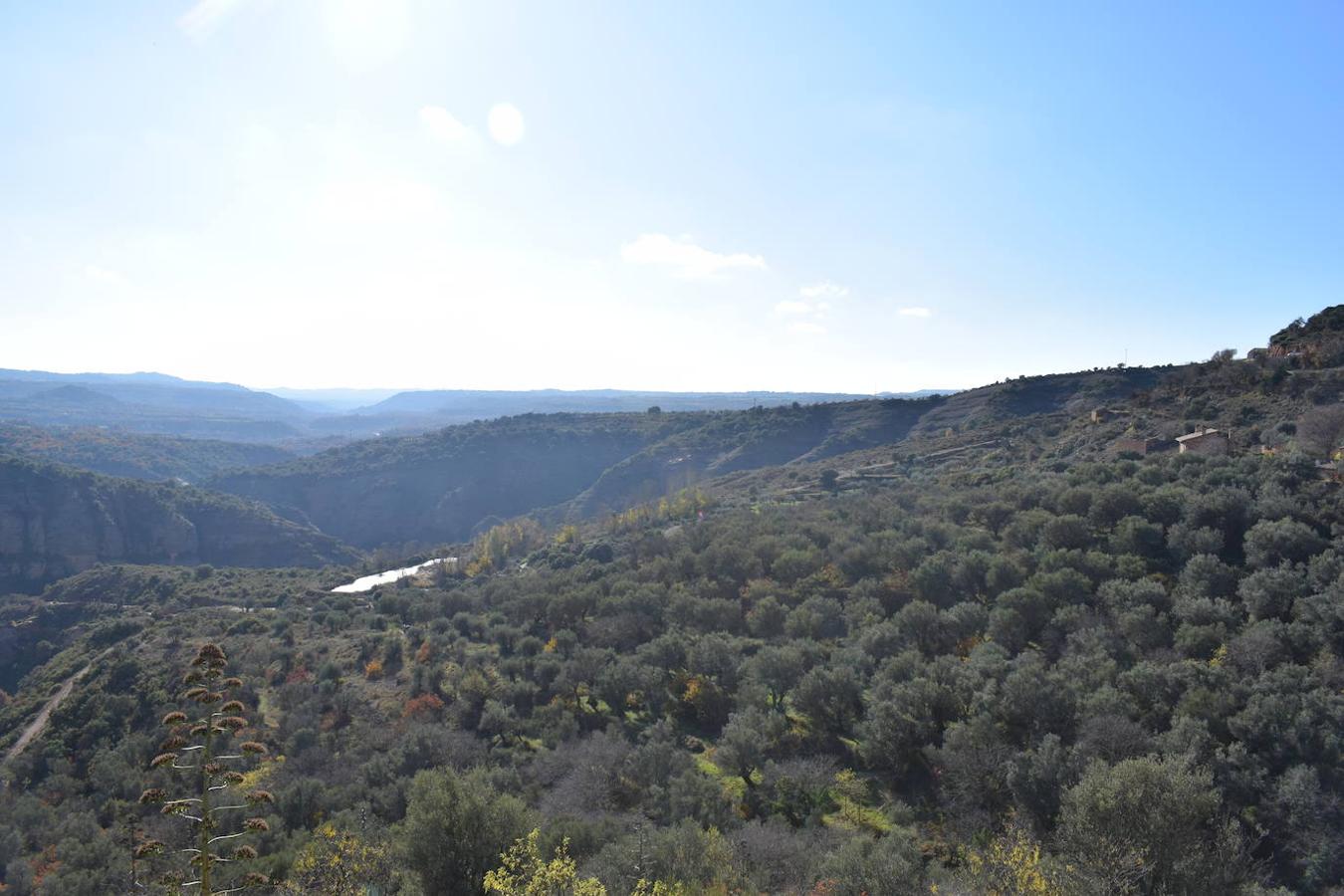 Alquezar se encuentra situado a orillas del río Vero, en el centro de la provincia de Huesca y en la comarca del Somontano de Barbastro. La belleza de su paisaje ha sido una de las principales razones por las que esta villa medieval fue declarada en 1990, Parque Natural de la Sierra y los Cañones de Guara. Hoy en día, este municipio se ha convertido en uno de los destinos turísticos más concurridos de la Sierra de Guara y no solo por el gran legado cultural y artístico que esconde, sino también por la gran cantidad de rutas, barrancos perfectos para los deportes de aventura y paredes perfectas para la práctica de la escalada que este paisaje integra. Un lugar que en otoño se vuelve aún más mágico y del que podrás disfrutar en estas fotografías. 