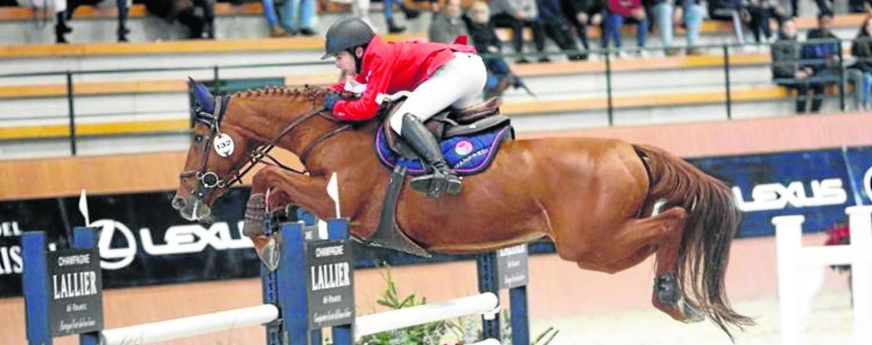 Leonardo Medal Rionda, durante su recorrido en el recinto coruñés. 