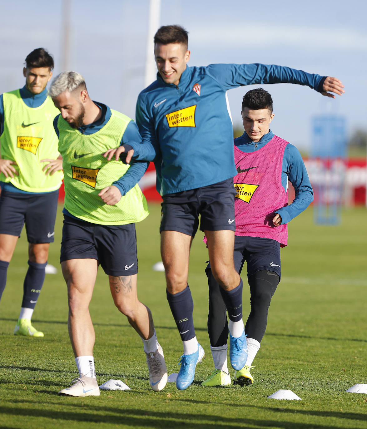 Entrenamiento del Sporting (14/12/2019)