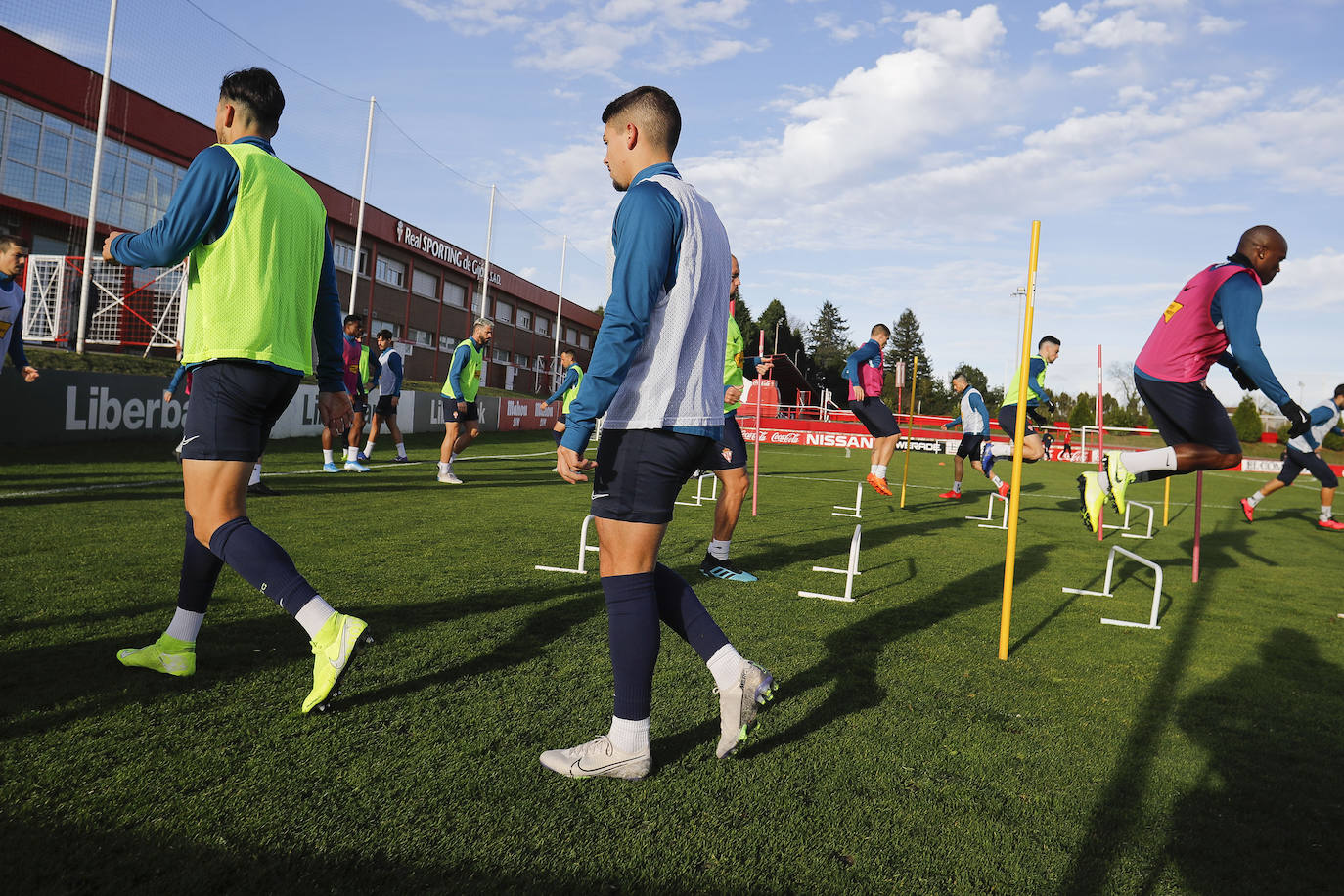 Entrenamiento del Sporting (14/12/2019)