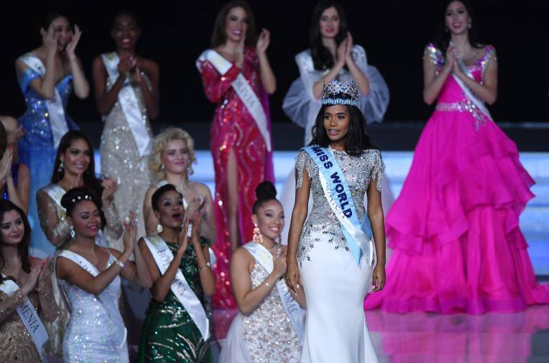 La candidata de Jamaica, Toni-Ann Singh, fue coronada hoy, sábado, como la nueva Miss Mundo 2019, en una ceremonia celebrada en la ciudad de Londres.