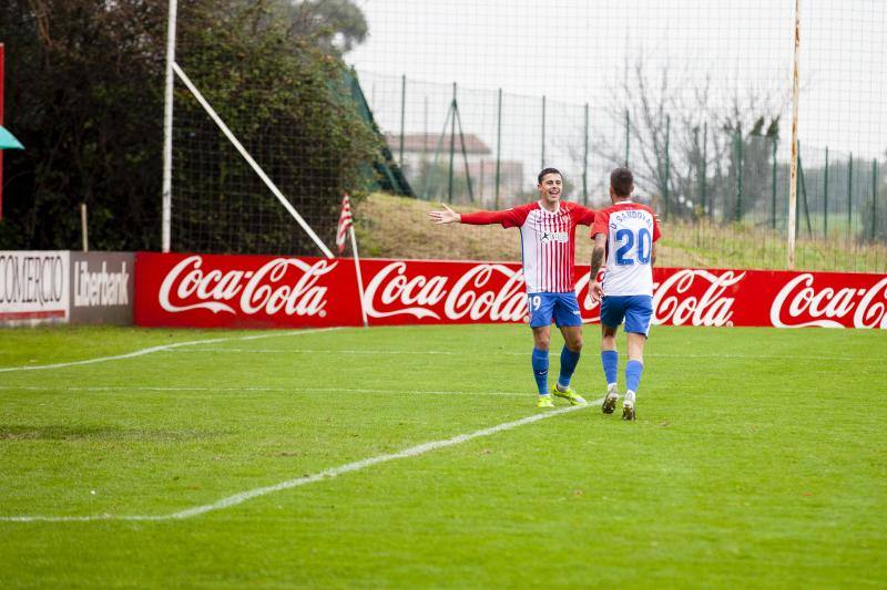 Fotos: Las imágenes del Sporting B 6 - Peña Deportiva