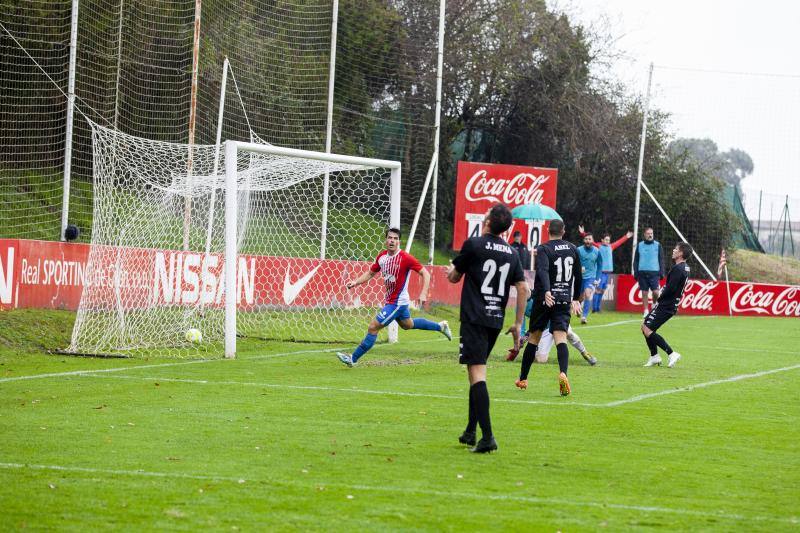 Fotos: Las imágenes del Sporting B 6 - Peña Deportiva