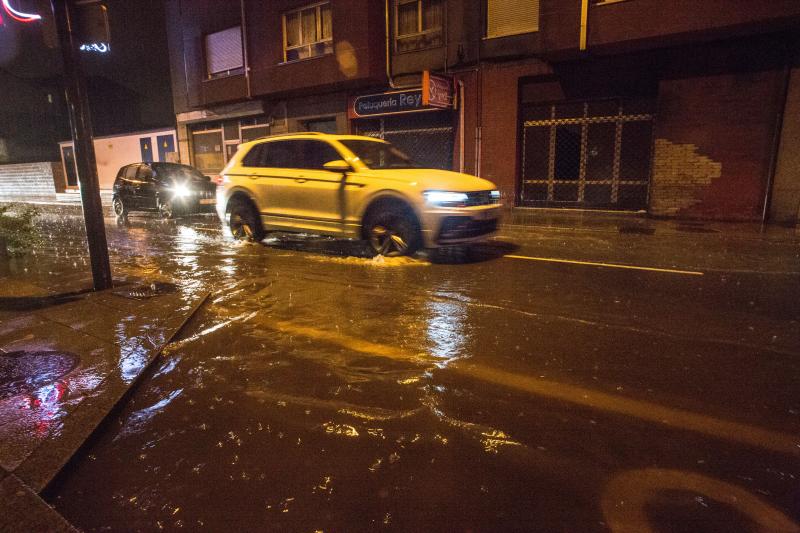 Fotos: Los efectos del temporal en la comarca de Avilés