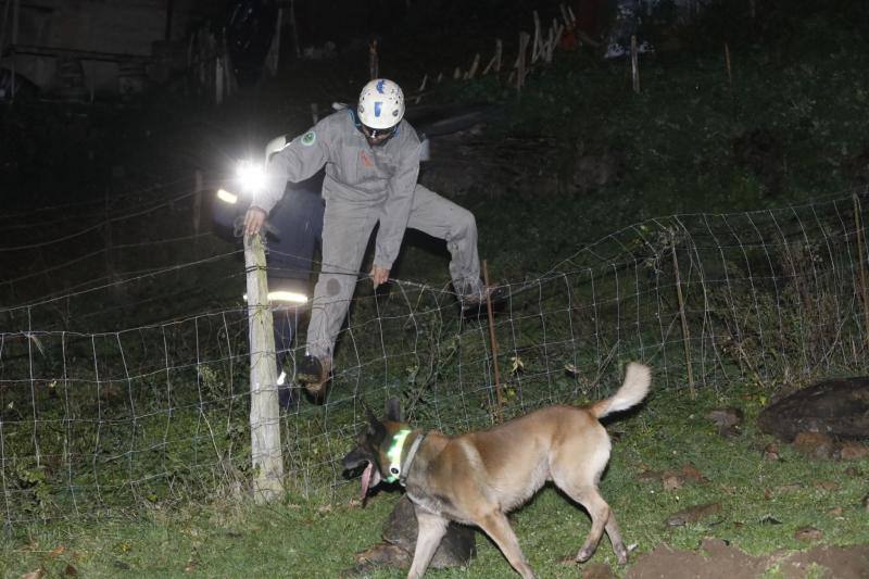 El suceso se produjo en la localidad de Boo y la víctima no pudo evitar la gran cantidad de tierra y rocas que se desprendieron de la ladera cuando paseaba por la zona.