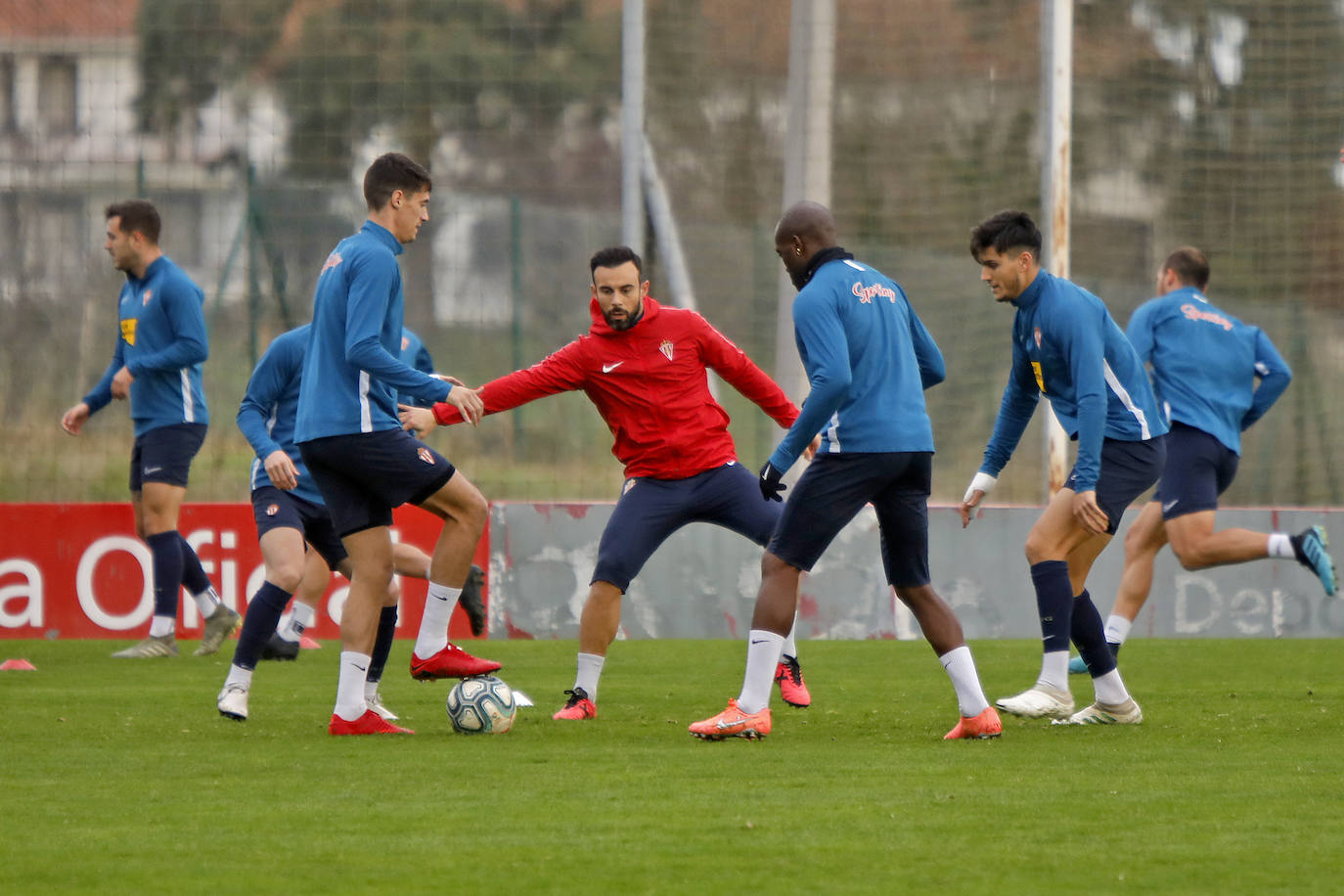 Fotos: Entrenamiento del Sporting (19/12/19)