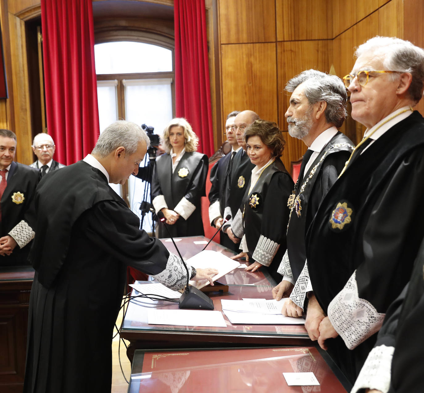 Chamorro ha asumido las riendas del TSJA en un acto celebrado este viernes en el palacio de Valdecarzana que ha estado presidido por el presidente del Tribunal Supremo y del Consejo General del Poder Judicial (CGPJ), Carlos Lesmes