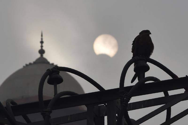 Miles de personas pudieron observar este jueves un eclipse anular de Sol, también conocido como «anillo de fuego» por el círculo luminoso que genera, en varios países asiáticos como Arabia Saudí, India, Sri Lanka, Singapur, Indonesia y Filipinas. Este tipo de eclipse se produce cuando la Luna está más alejada de la Tierra y se coloca justo delante del sol, pero no lo cubre totalmente, lo que crea su característico anillo de fuego.