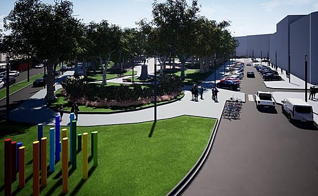 Así quedará la calle Emile Robín. 