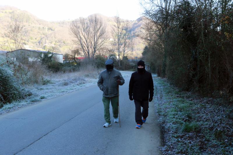 Asturias ha registrado heladas en las primeras horas de la mañana.