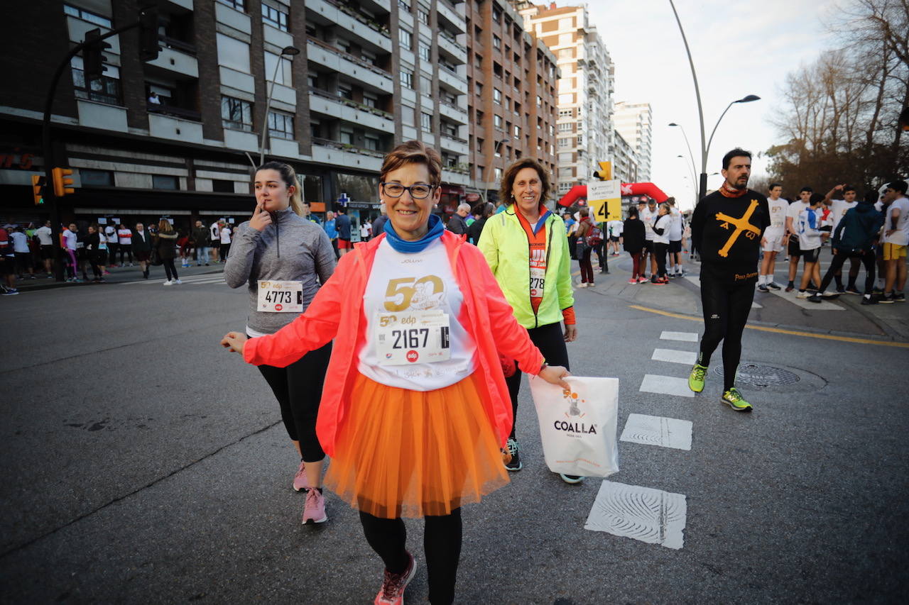 Fotos: Diversión en la San Silvestre de Gijón