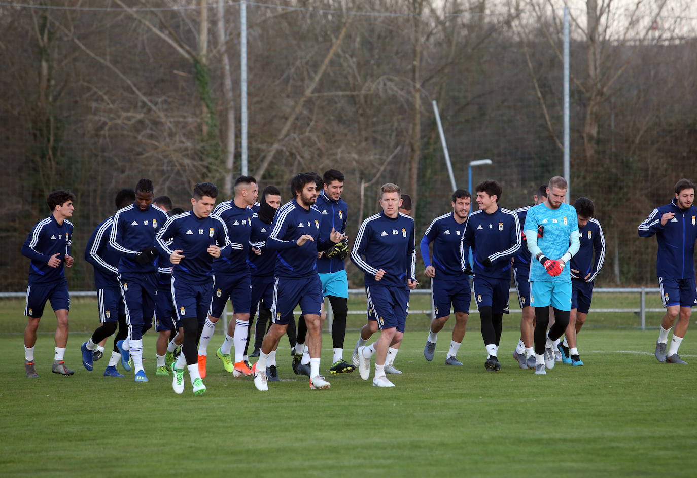 Fotos: Entrenamiento del Real Oviedo (01/01/2020)