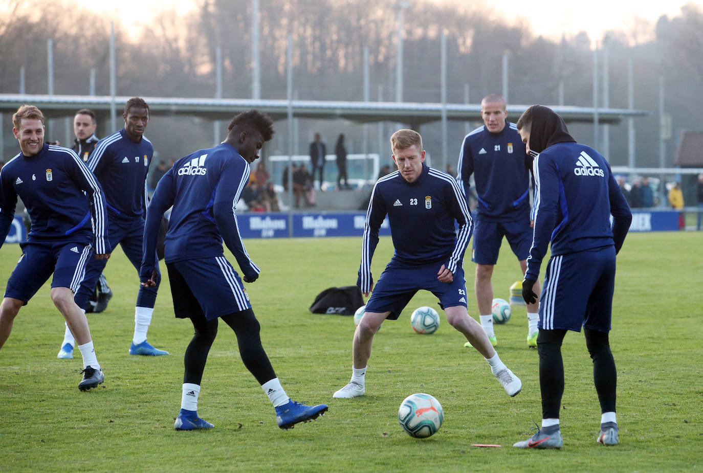 Fotos: Entrenamiento del Real Oviedo (01/01/2020)