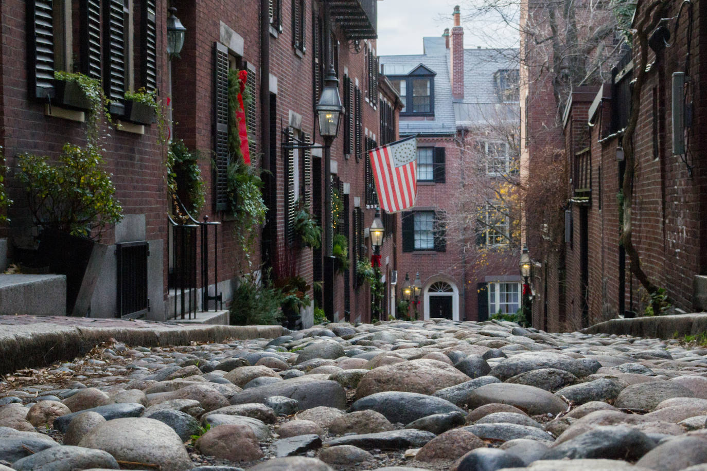 Acorn Street (Beacon Hill, Boston, Estados Unidos)