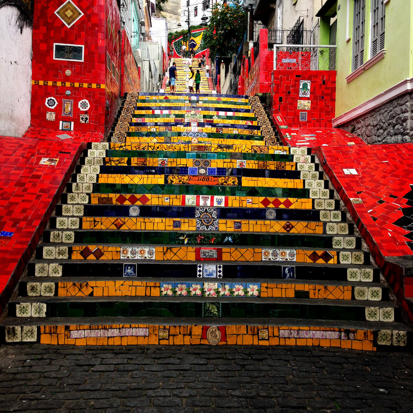 Escaleras de Selarón (Río de Janeiro, Brasil)