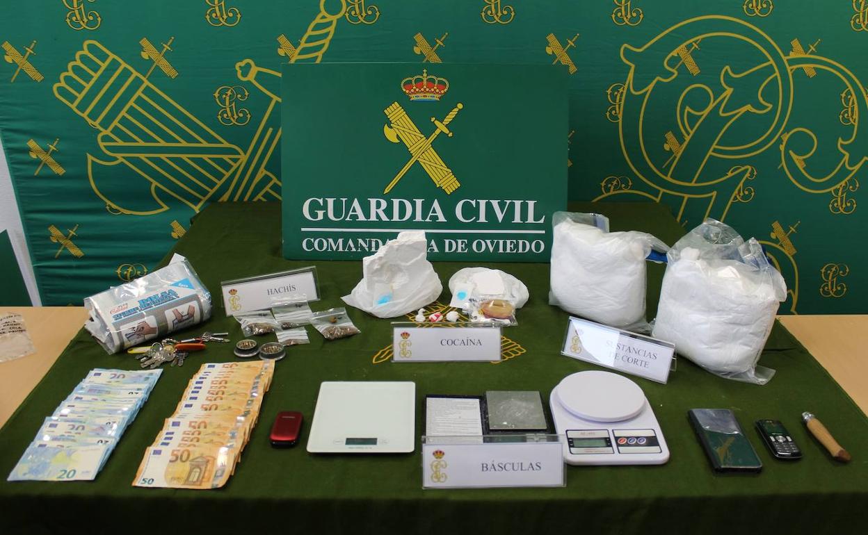 'Operación Laconia' | Desarticulan una banda criminal dedicada a introducir y distribuir droga en Asturias
