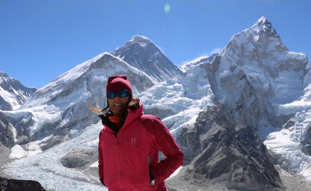 Camino al campo base del Everest.