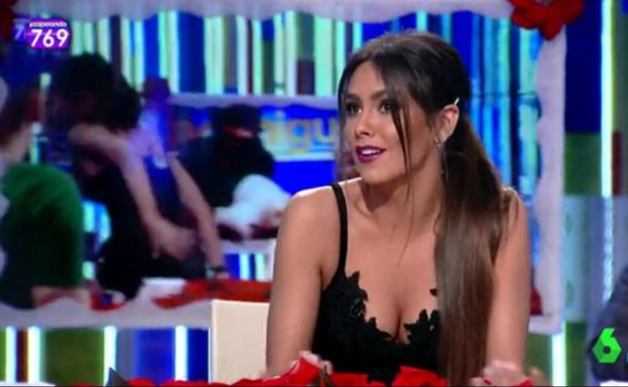 Cristina Pedroche, colaboradora de 'Zapeando', en La Sexta. 