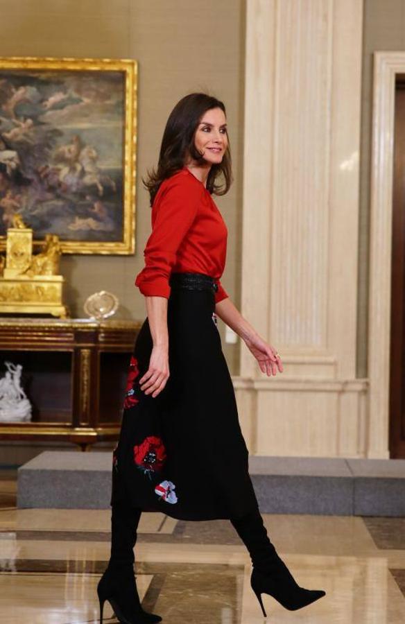 Fotos: El estilismo con el que Letizia se adelanta a la primavera