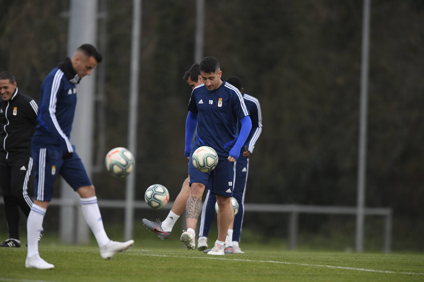 Tras la derrota ante el Almería, los azules han regresado a los entrenamientos
