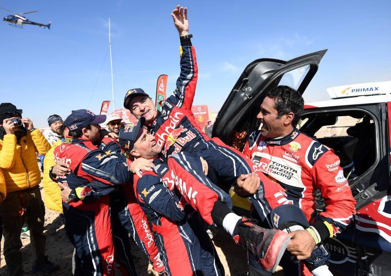 Fotos: Carlos Sainz, ganador del Dakar 2020