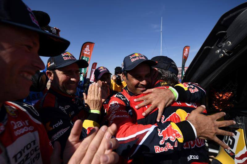 Fotos: Carlos Sainz, ganador del Dakar 2020